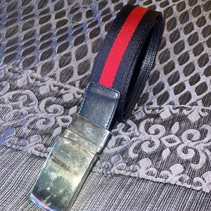 Gucci Blue web belt